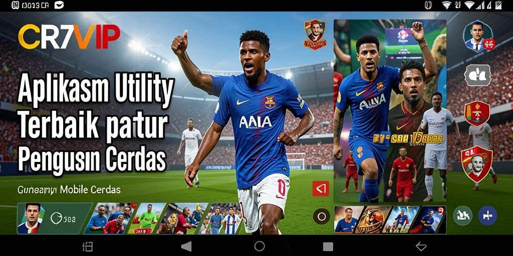 Tampilan utama aplikasi CR7VIP yang memudahkan pengelolaan utility.