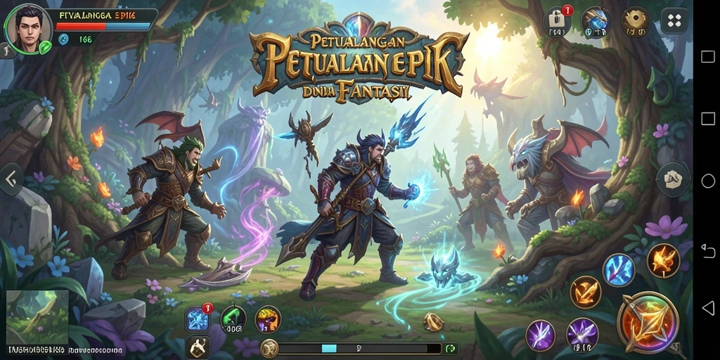 Tampilan gameplay FW66 yang menarik dan penuh tantangan menjelajahi dunia fantasy.