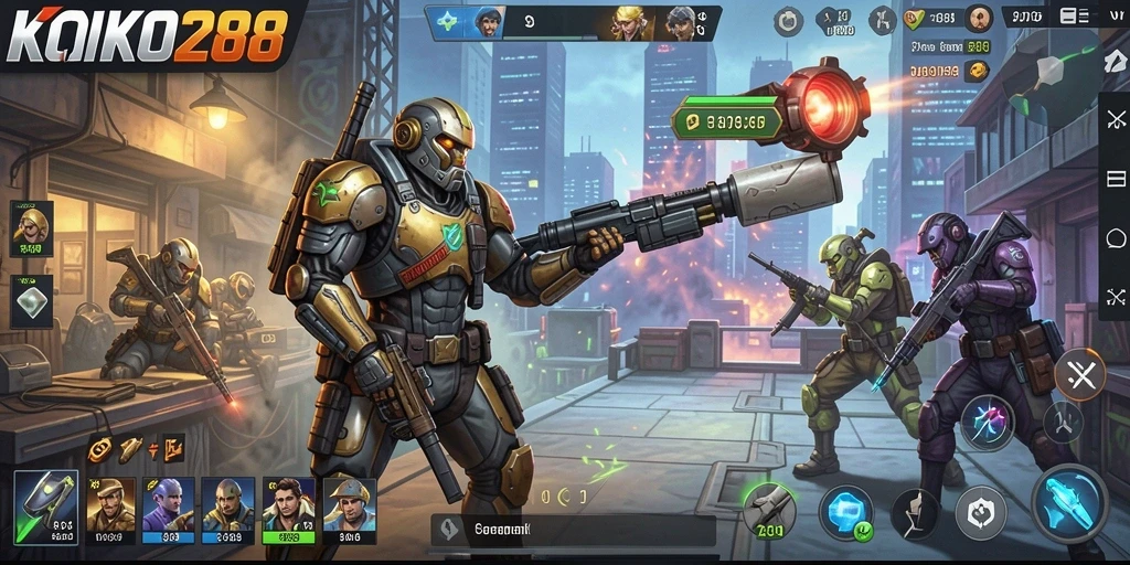 Tampilan gameplay KOKO288 dengan strategi yang mendebarkan.